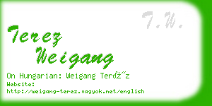 terez weigang business card